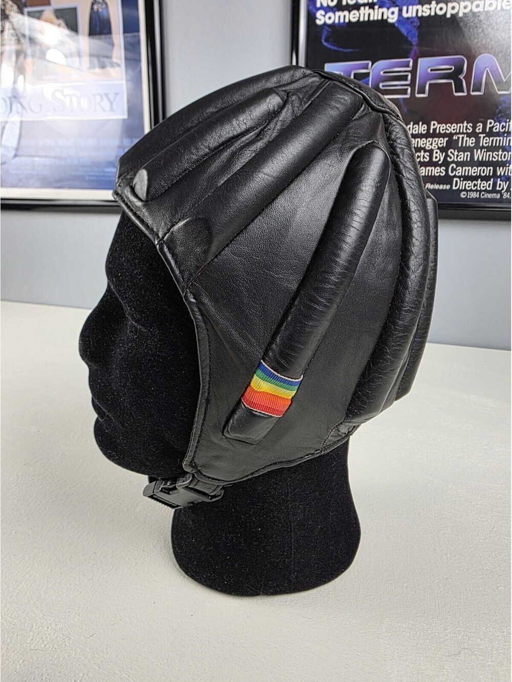 Sz Small Vintage Military Parachutist Helmet “Frap Cap” Skydiving The Hat Shoppe